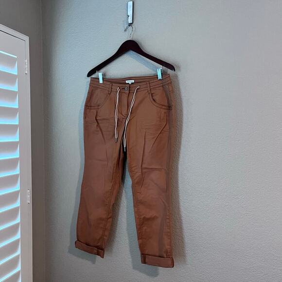 Tom Tailor Cotton Khaki Chino Dress Pant Trousers Women’s 40 10 Slim Straight - Picture 4 of 9